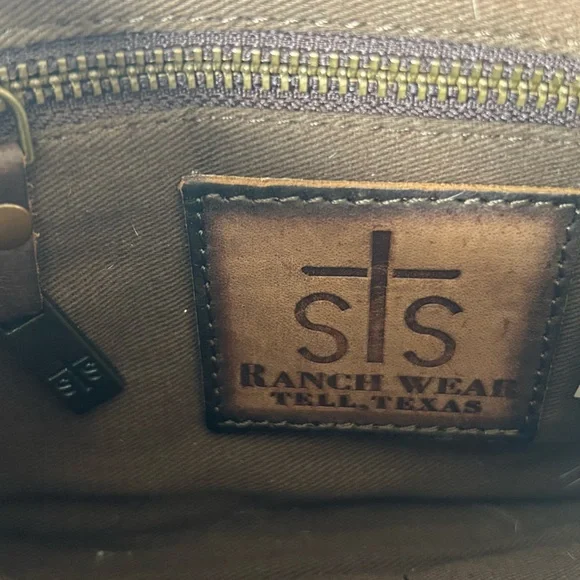 STS Ranchwear Black, Brown and White Patchwork Leather Holder - Picture 5 of 9